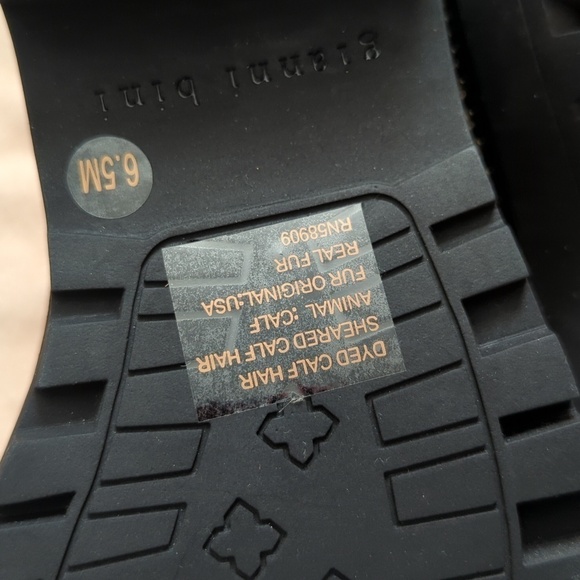 NEW Gianni Bini Combat Boots Animal Print Women Size 6.5 Leopard cheetah - Picture 7 of 7